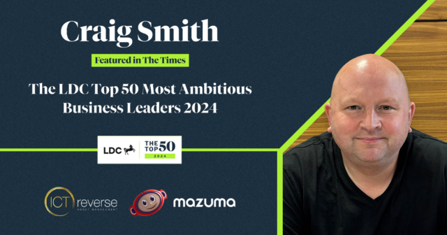 Mazuma’s Craig Smith Nominated for Prestigious Award by The Times