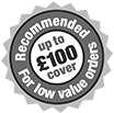 Up to £100 cover...